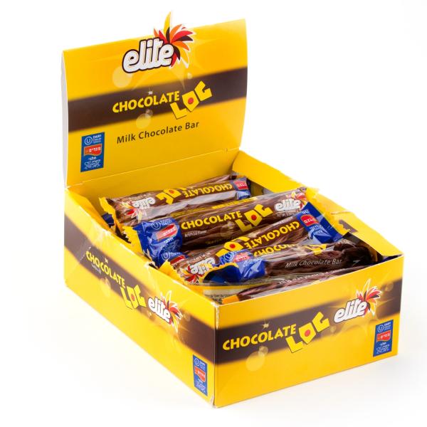 Elite Mini  Milk Mekupelet Bar  Chocolate Flake Logs 24 pc