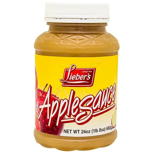 Lieber's apple sauce 24 oz