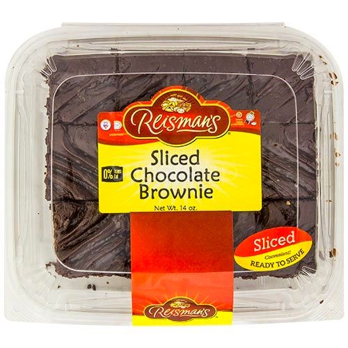 Reisman's Sliced Chocolate Brownie 14 oz