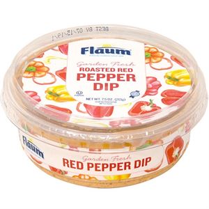 Flaum Garden Fresh Roasted Red Pepper Dip 7.5 oz