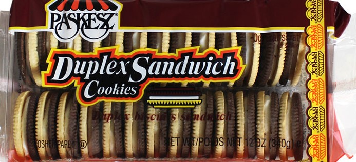 Paskesz Duplex Sandwich Cookies 12 oz