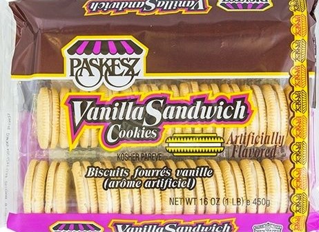 Paskesz Vanilla Sandwich Cookiesb 16 oz.