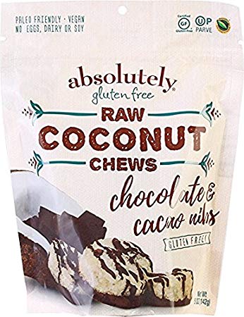 Absolutely chocolate & cacao nibs coconut chews 5 oz