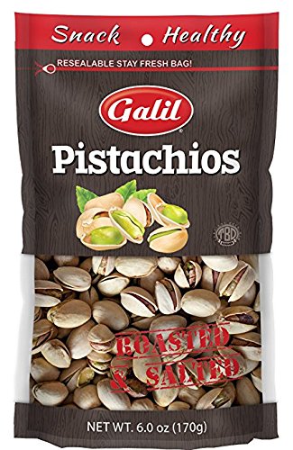 Galil pistachios roasted & salted 6 oz