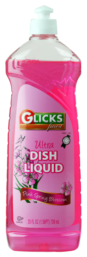 Glicks Pink Spring Blossom Dish Liquid 25 oz