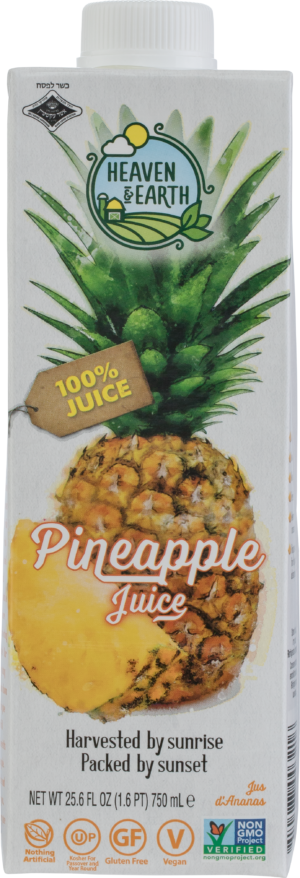 Heaven & Earth Queen Pineapple Juice 25.6 oz