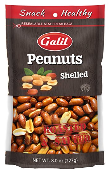 Galil peanuts shelled roasted & salted 8 oz