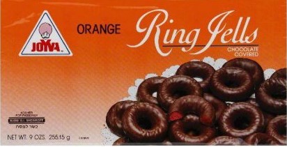 Joyva Chocolate Covered Orange Ring Jells 9 oz