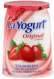 La Yogurt Strawberry Flavored Yogurt 6 oz