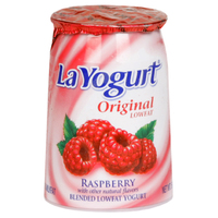 La Yogurt Raspberry Flavored Yogurt 6 oz