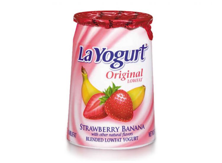 La Yogurt Strawberry Banana Flavored Yogurt 6 oz