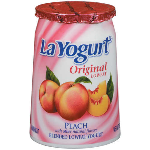 La Yogurt Peach Flavored Yogurt 6 oz