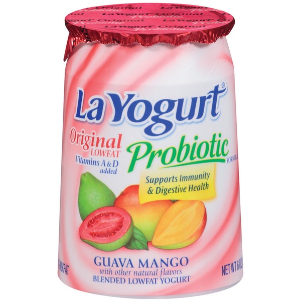 La Yogurt Guava Mango Flavored Yogurt 6 oz