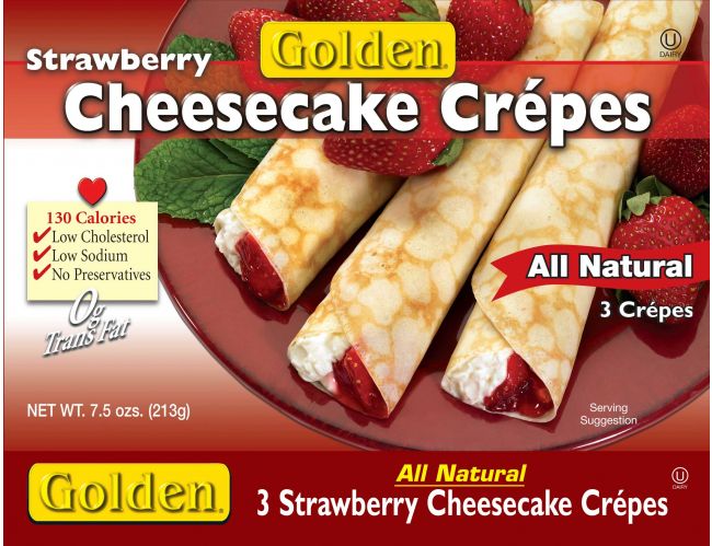 Golden Strawberry Cheesecake Crepes 7.5 oz