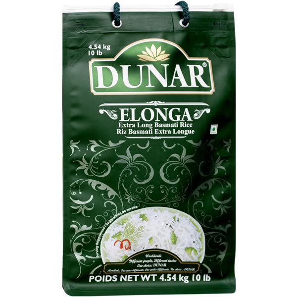 Dunar Extra Long Basmati Rice 10 lb