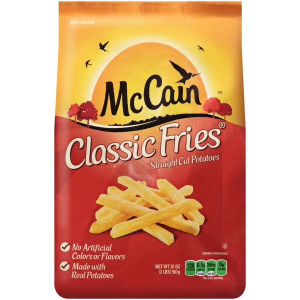 McCain Classic Fries Straight Cut Potatoes 32 oz