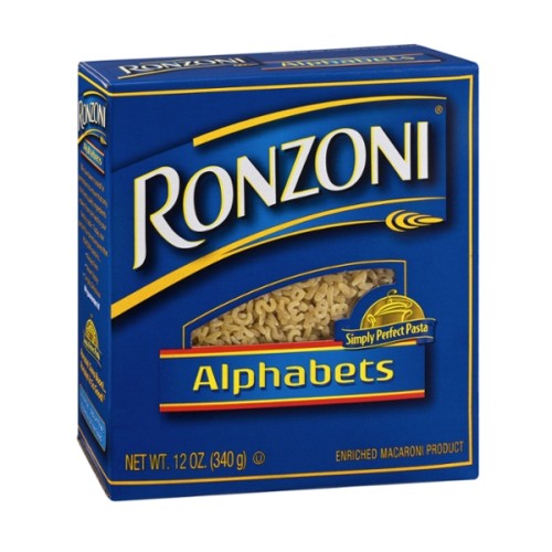 Ronzoni Alphabets 12 oz