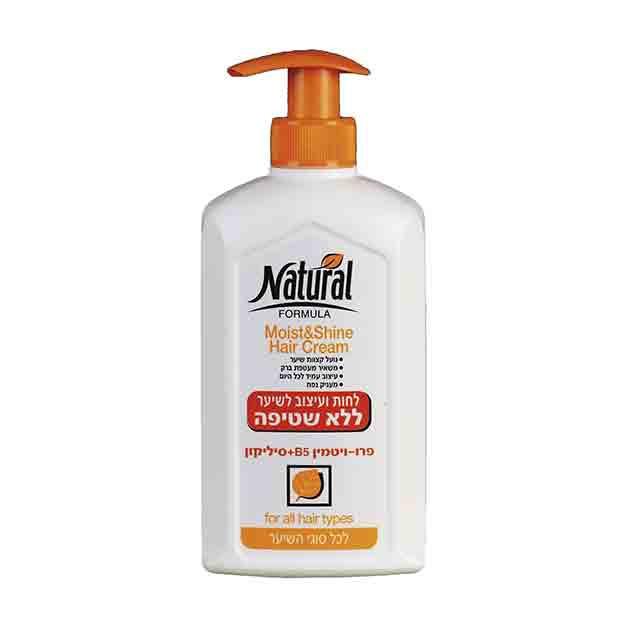 Natural Formula Silicone Orange Pump For All Types of Hair  400ml