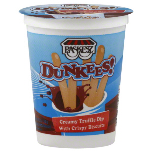 Paskesz Dunkees Creamy Truffle Dip with Crispy Biscuits 1.83 oz