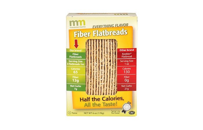 Mauzone Mania Fiber Flatbread-Everything-6 oz