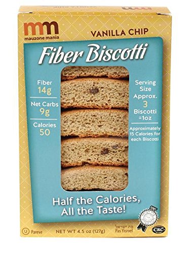 Mauzone Mania Fiber Biscotti Vanilla Chip 4.5 oz