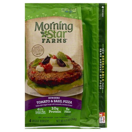 MorningStar Farms Tomato & Basil Pizza Burger 9.5 oz