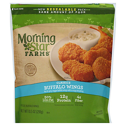 MorningStar Farms Chik Buffalo Wings 10 oz