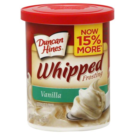 Duncan Hines Whipped Vanilla Frosting 14 oz