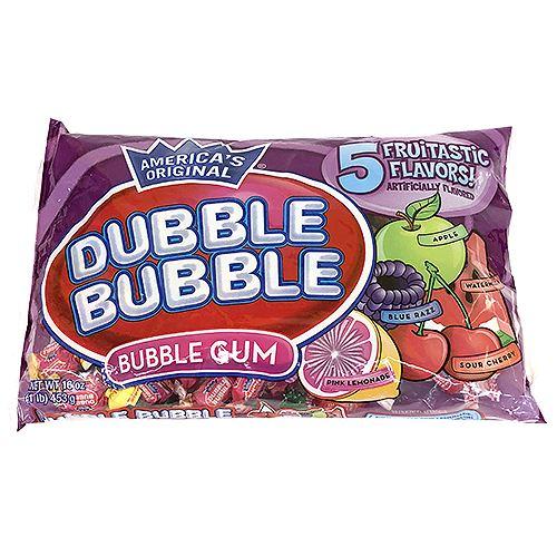 Concord Double Bubble Bubble Gum 5 Fruitastic Flavors 16 oz