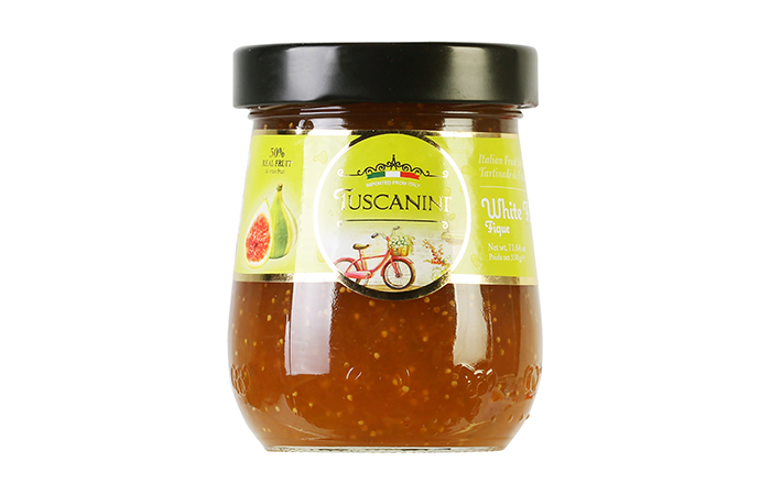 Tuscanini White Figs Fruit Spread Preserves 12 oz