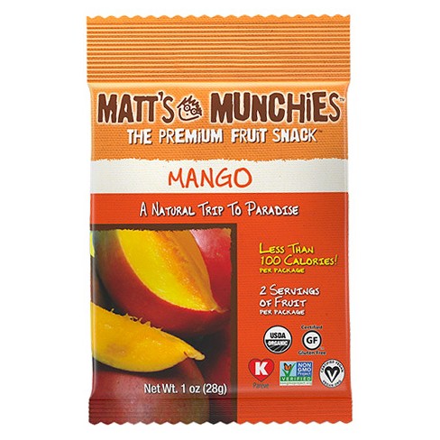 Matt's Munchies Fruit Snack Mango 1 oz