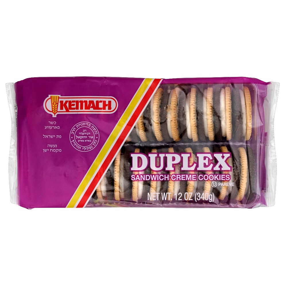 Kemach Duplex Sandwich Creme Cookies 12 oz