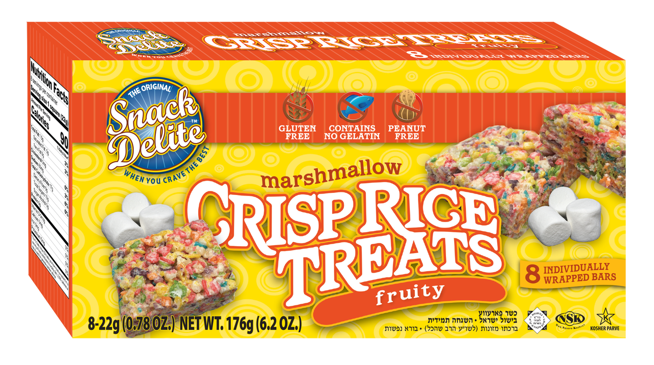 Snack Delite Fruity Marshmallow Crisp Rice Treats 6.2 oz