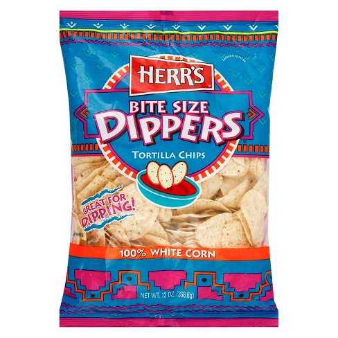 Herr's Bite Size Dippers Tortilla Chips 13 oz