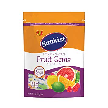 Sunkist Fruit Gems Soft Candy 10.5 oz