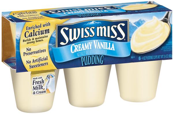 Swiss Miss Vanilla Pudding 6 pk (3.5 oz)