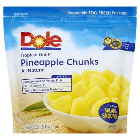 Dole Pineapple Chunks 16 oz