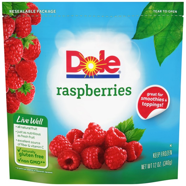 Dole Raspberries 12 oz