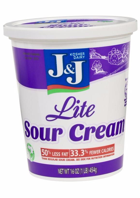 J&J sour cream lite  16 oz