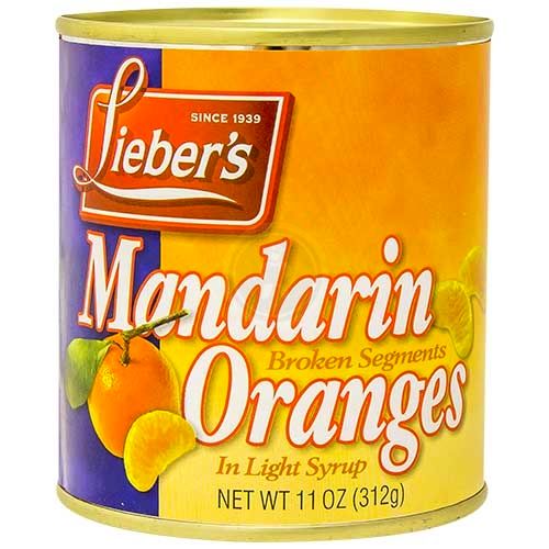 Lieber's Mandarin Segments (broken) 11 oz