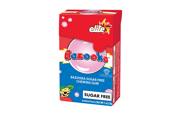 Elite Bazooka Sugar Free Classic Gum-Kitniyot 1 oz