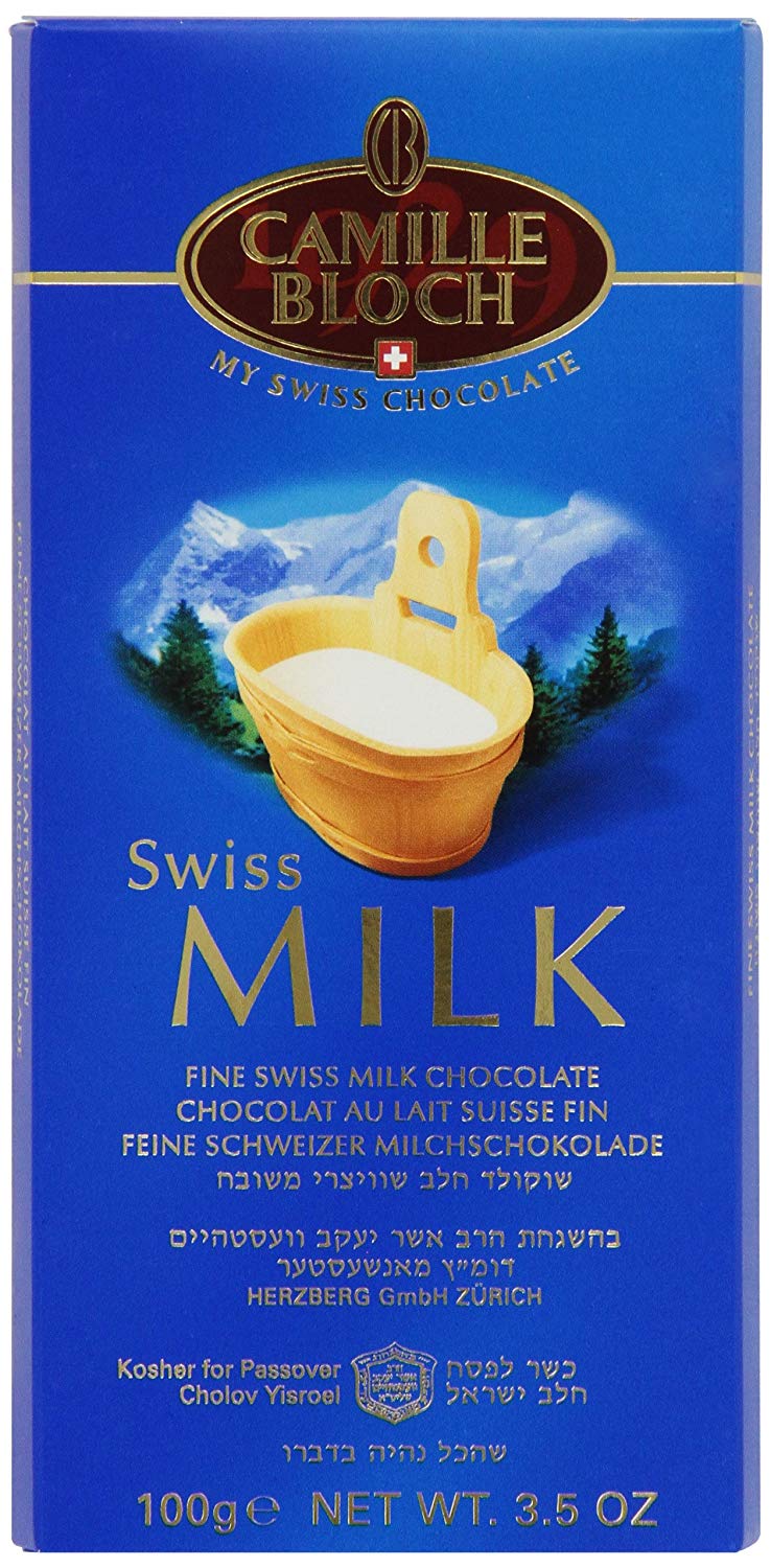 Camille Bloch Swiss Milk  Chocolate 3.5 oz