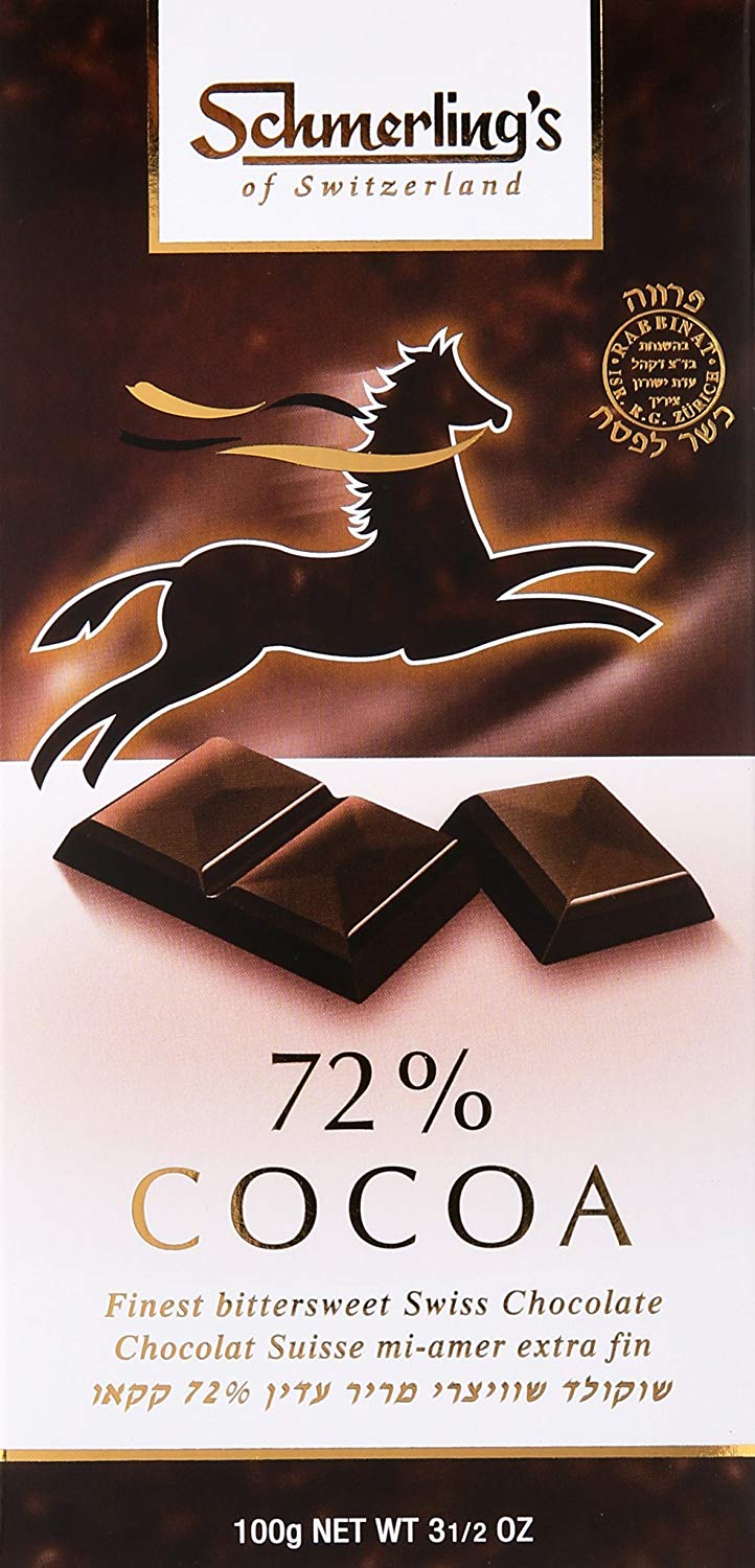 Schmerling's Bittersweet Swiss Chocolate 72% Cocoa 3.5 oz