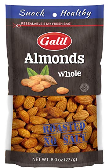 Galil Almonds Roasted No Salt 8 oz