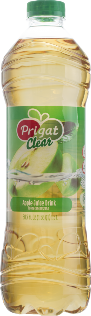 Prigat  Clear Apple Juice Drink 1.5 Liter