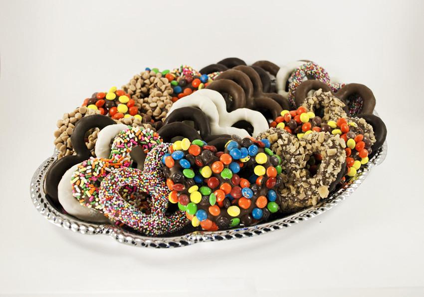 Chocolate & Sprinkles Covered Fancy Pretzels