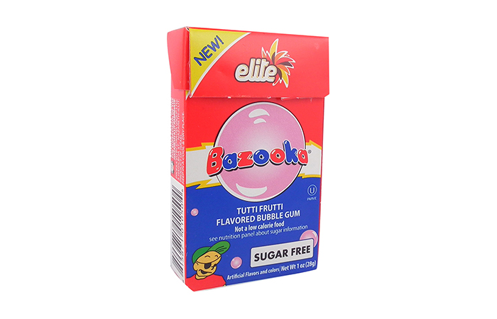 Elite Bazooka Sugar Free Classic (Tutti Frutti) 1 oz