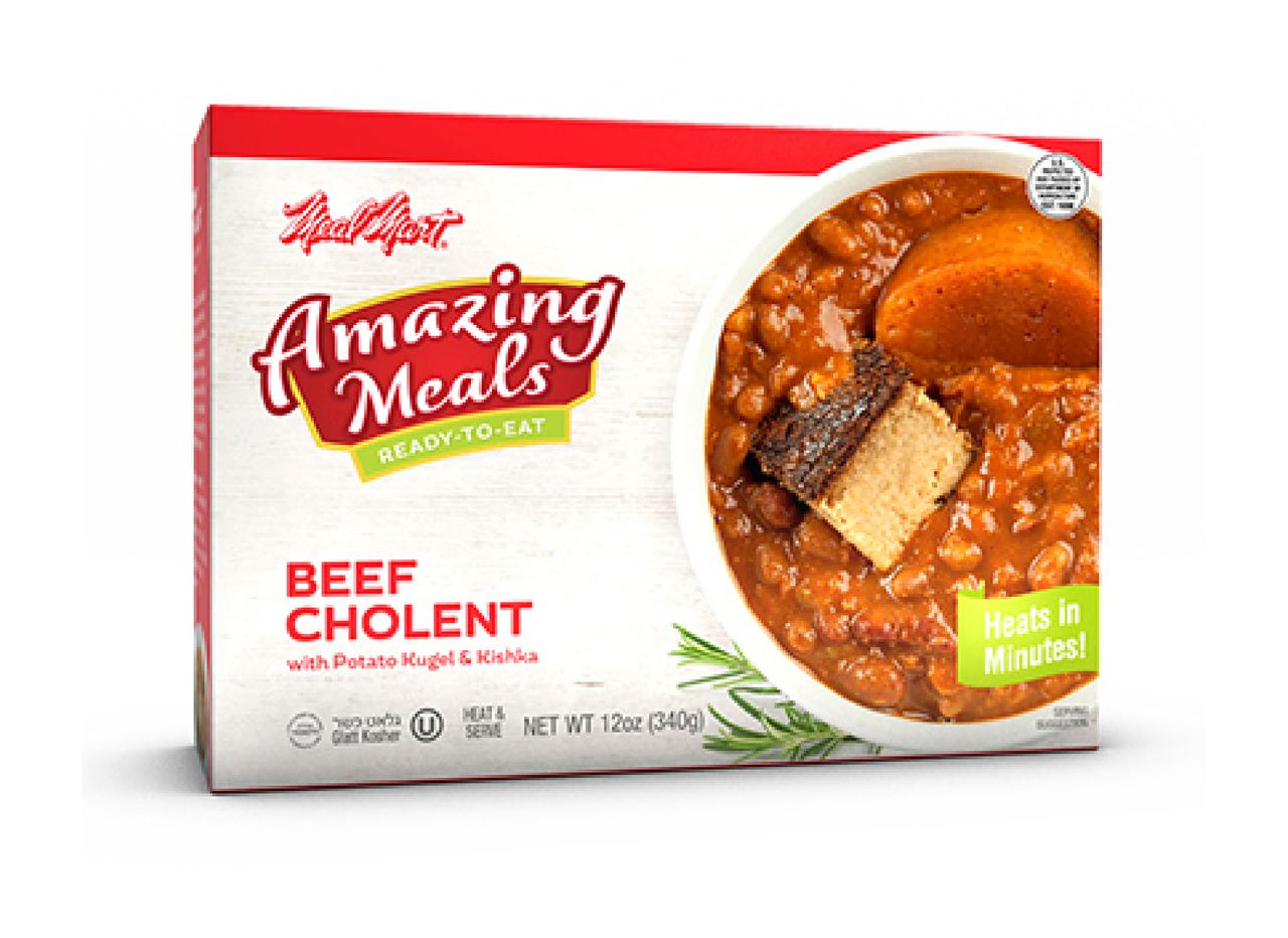 Meal Mart Amazing Meals Beef Cholent with Potato Kugel and Kishka 12 oz