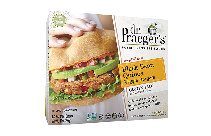 Dr. Praeger's Black Bean Quinoa Veggie Burgers 10 oz