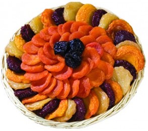 California Dry Apricots & Prunes Gift Platter